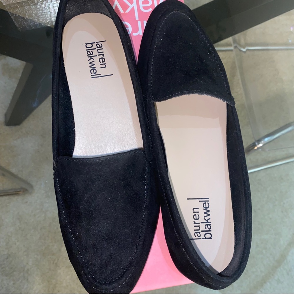 Lauren Blackwell Women Black Loafers 8.5